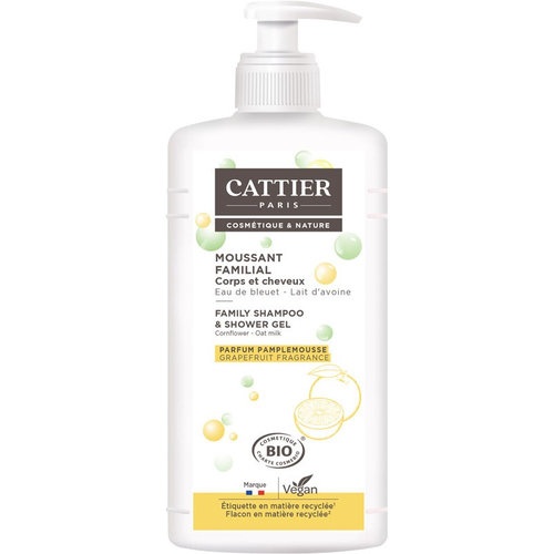 GEL DE DUCHA Y CHAMPU FAMILIAR 1 L.
