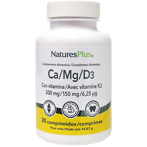 Ca/Mg/D3 + K2 30 comprimidos