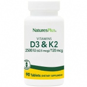 VITAMINA D3 2500UI / VITAMINA K2 90 comprimidos 