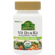 GARDEN VITAMINA D3 & VITAMINA K2 60 cápsulas