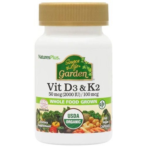 GARDEN VITAMINA D3 & VITAMINA K2 60 cápsulas
