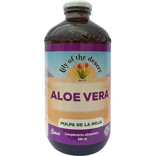 ZUMO DE ALOE VERA (VIDRIO) PULPA HOJA 946 ml
