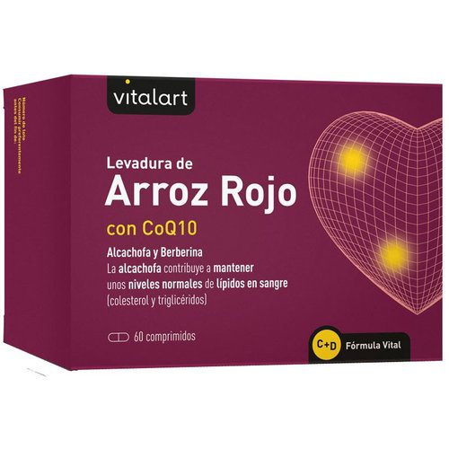 VITALART ARROZ ROJO COQ10 60 comp