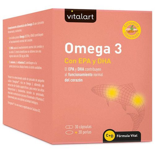 VITALART OMEGA 3 30 perlas+30 capsulas